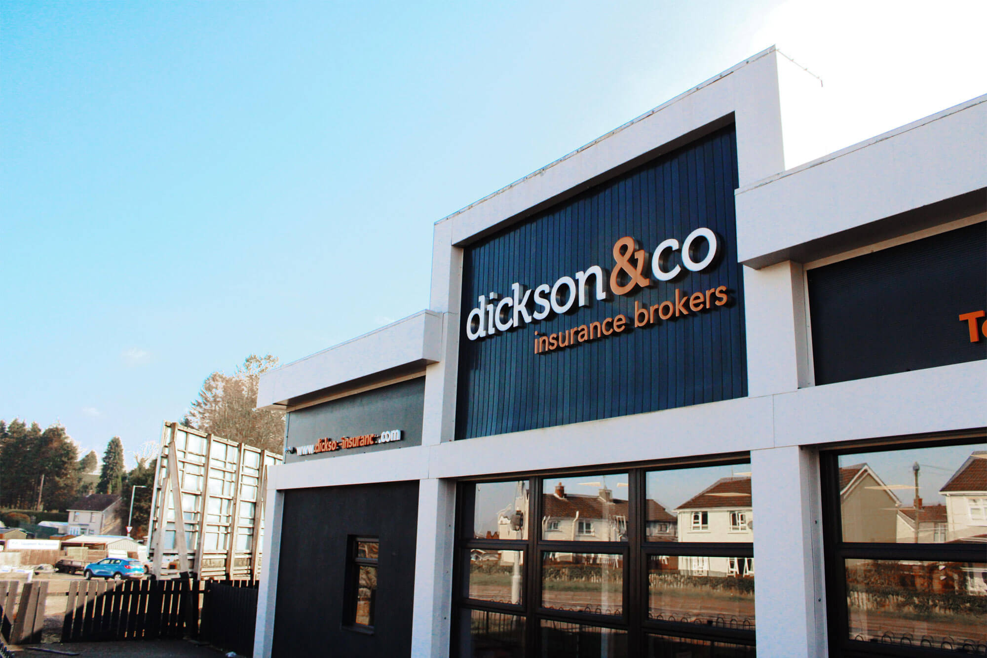 Front of Dickson Group office building